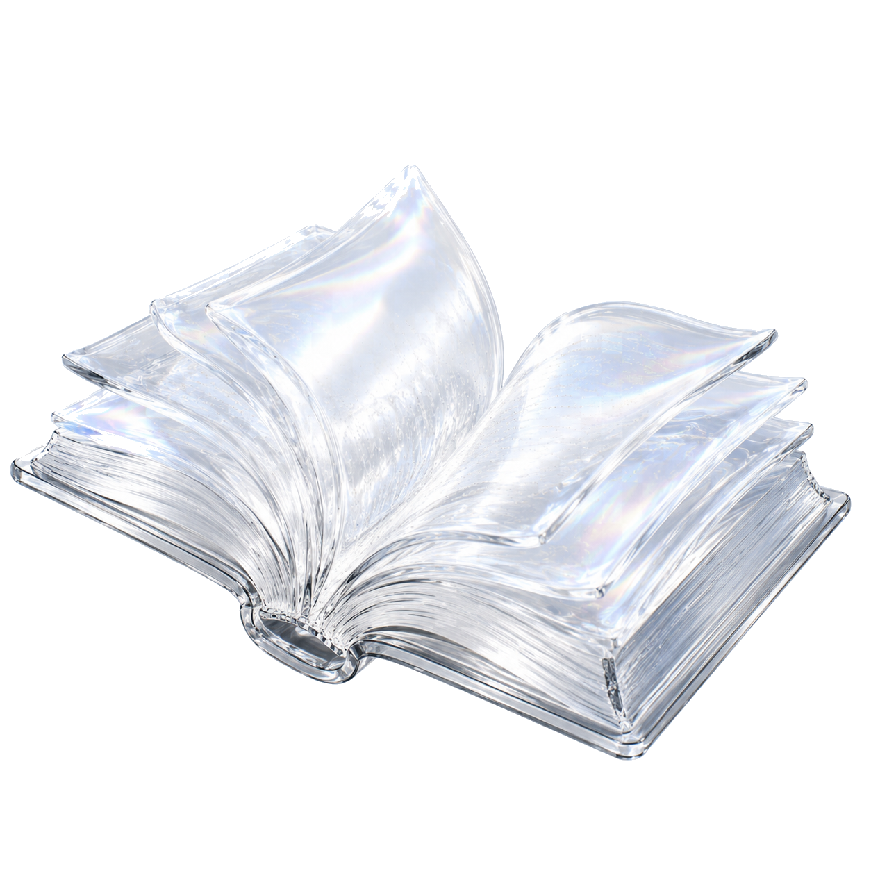 水晶書本
